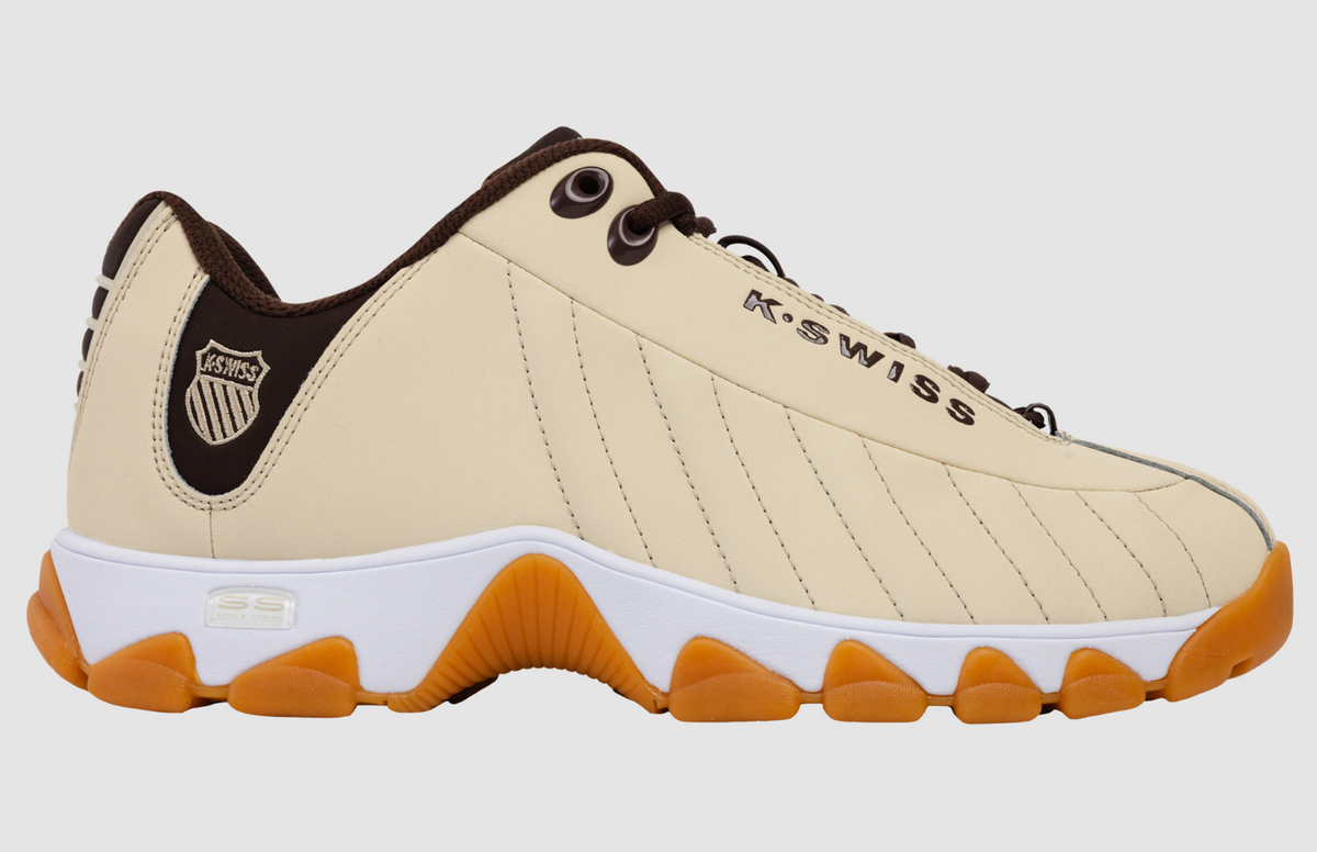 K-Swiss St329 Cmf - Wdwash / Choclat / Wt / Gum - 03426-248-M (Men's) — product view 2