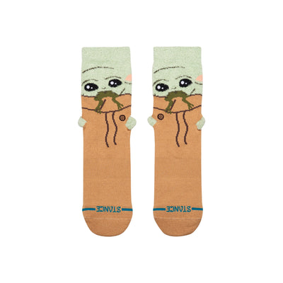 Stance X Star Wars Kids Poly Fuzzy Crew Socks - Grogu Hungry