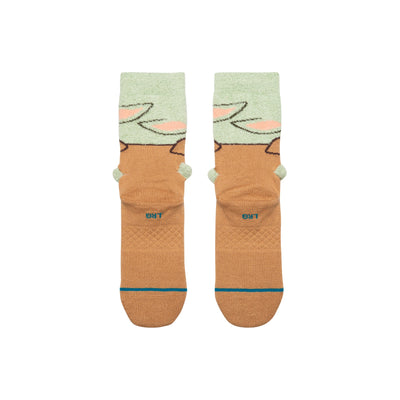 Stance X Star Wars Kids Poly Fuzzy Crew Socks - Grogu Hungry