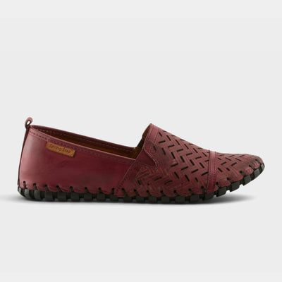 Spring Step Kapri Slip-On Shoes — BORDEAUX / EU 36 / 5.5 - 6
