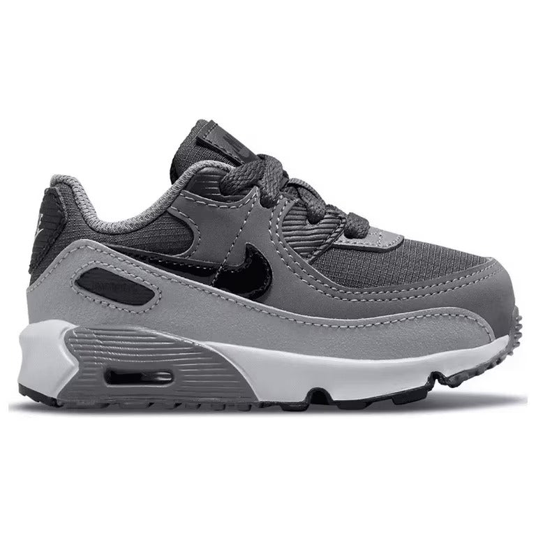 Nike Air Max 90 EasyOn Toddlers' (TD) Sneakers — White/Baltic Blue Leather Low-Top