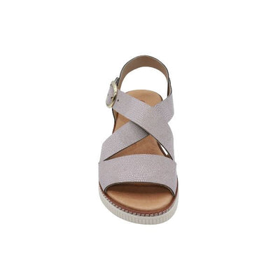 Eric Michael Khloe Strappy Leather Wedge Sandal