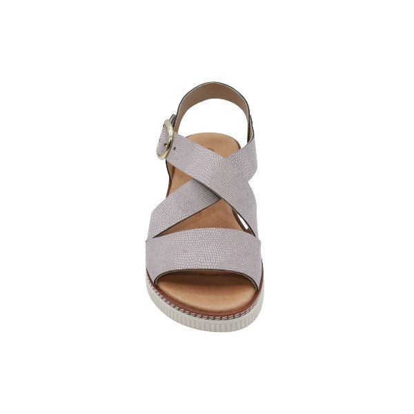 Eric Michael Khloe Strappy Leather Wedge Sandal
