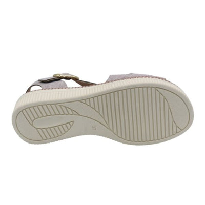 Eric Michael Khloe Strappy Leather Wedge Sandal