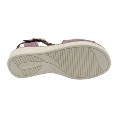 Eric Michael Khloe Strappy Leather Wedge Sandal