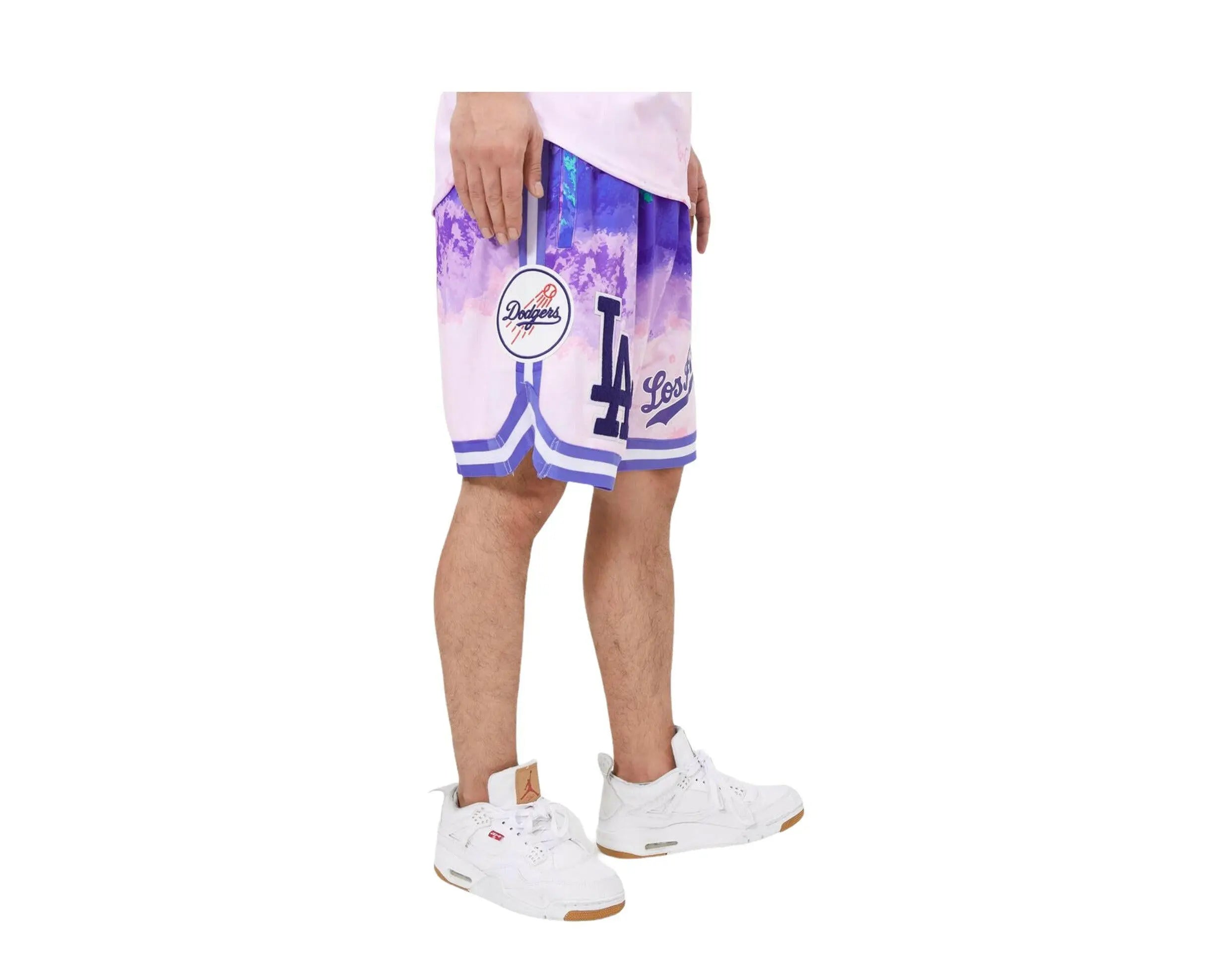Pro Standard Los Angeles Dodgers Pro Team Men Shorts Multi/Pink Dye