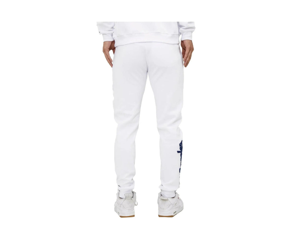 Pro Standard Los Angeles Dodgers Logo Men's Jogger Pants — White – product view 4