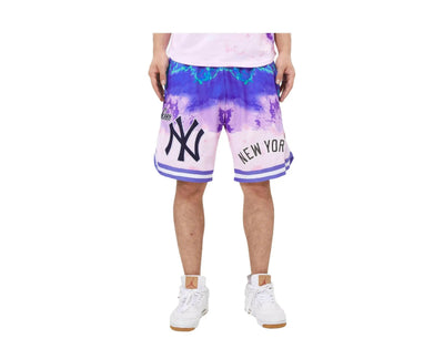 Pro Standard New York Yankees Pro Team Pink Dye Men Shorts Pink Dye
