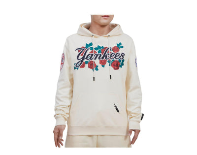 Pro Standard New York Yankees Roses Men's Hoodie — Eggshell