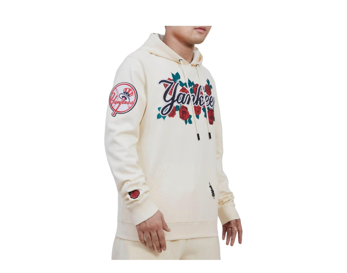 Pro Standard New York Yankees Roses Men's Hoodie — Eggshell