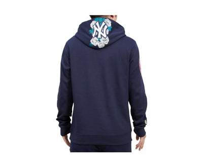 Pro Standard New York Yankees Roses Men's Hoodie — Midnight Navy