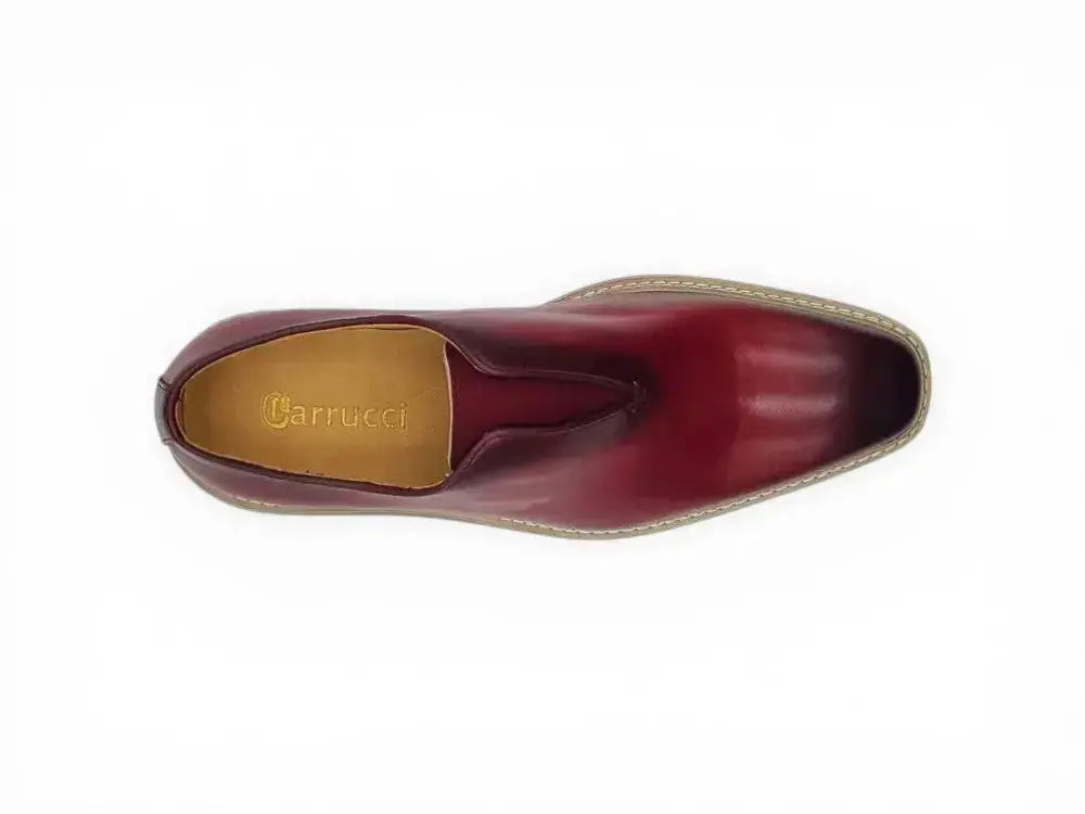 Carrucci Shoes Men's Laceless Loafer Calfskin Leather Lightweight Sole KS550 08