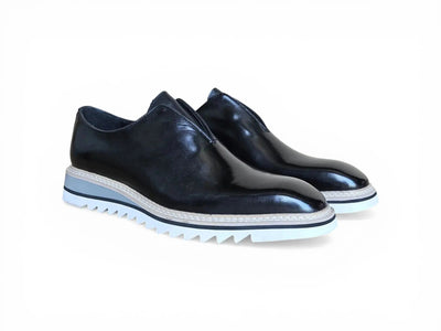 Carrucci Shoes Men's Laceless Loafer Calfskin Leather Lightweight Sole KS550 08