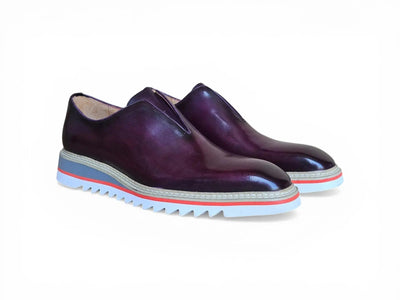 Carrucci Shoes Men's Laceless Loafer Calfskin Leather Lightweight Sole KS550 08