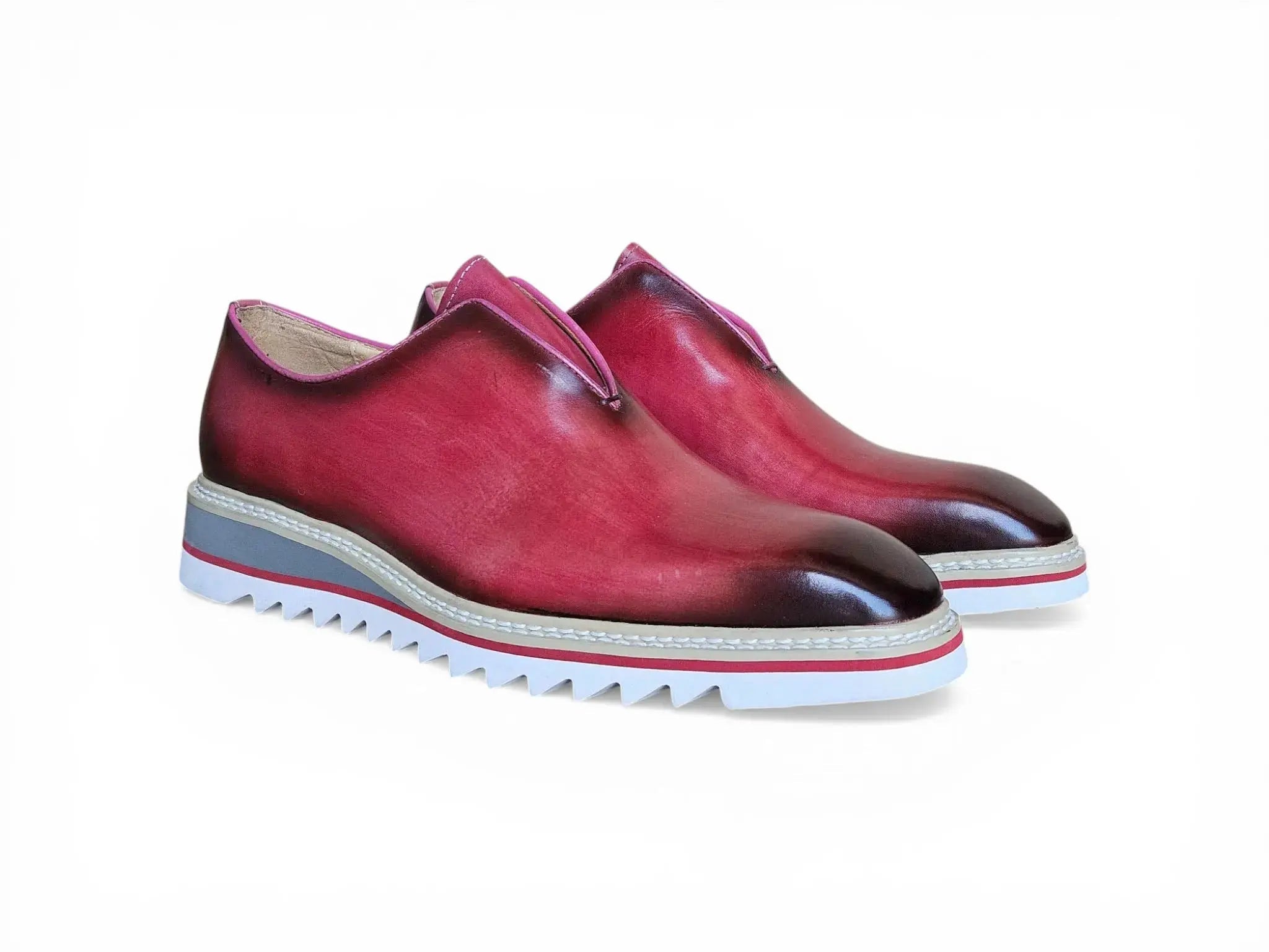 Carrucci Shoes Men's Laceless Loafer Calfskin Leather Lightweight Sole KS550 08