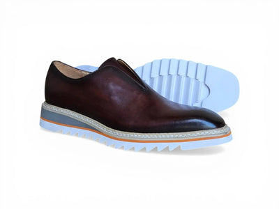 Carrucci Shoes Men's Laceless Loafer Calfskin Leather Lightweight Sole KS550 08