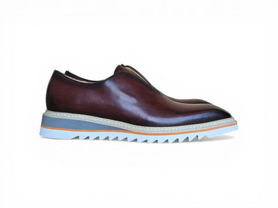 Carrucci Shoes Men's Laceless Loafer Calfskin Leather Lightweight Sole KS550 08