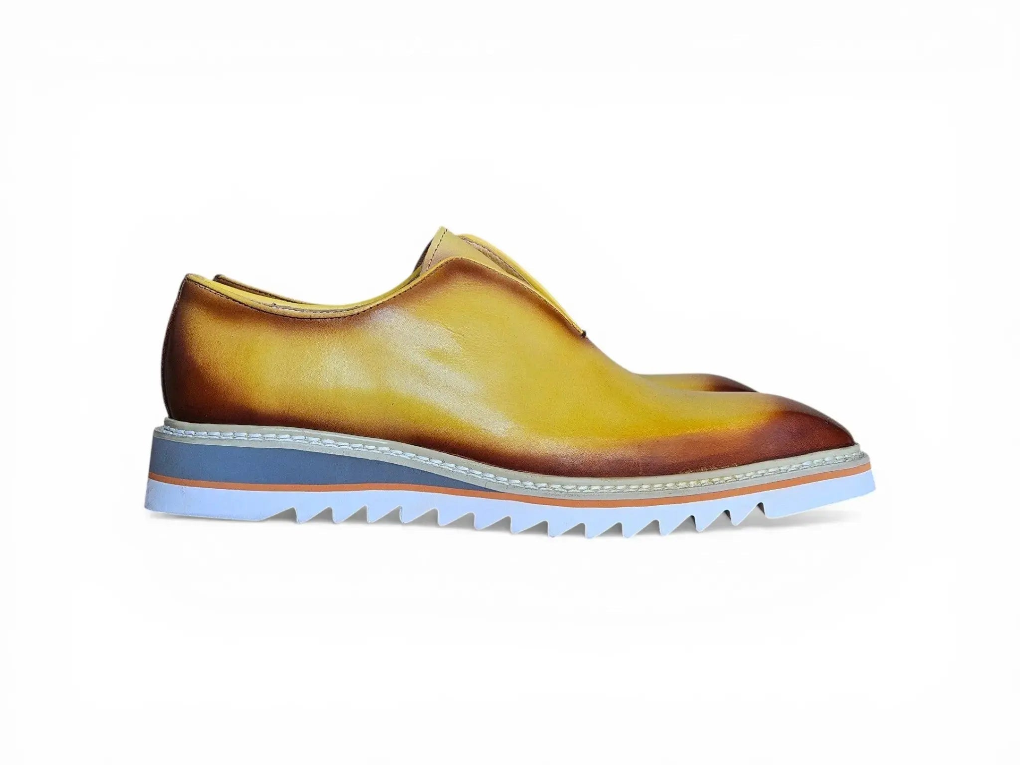 Carrucci Shoes Men's Laceless Loafer Calfskin Leather Lightweight Sole KS550 08