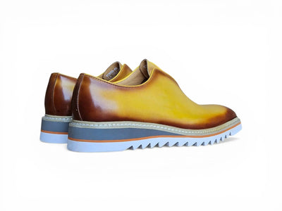 Carrucci Shoes Men's Laceless Loafer Calfskin Leather Lightweight Sole KS550 08