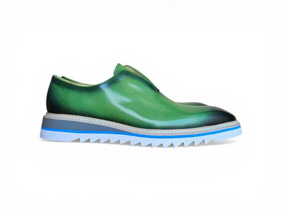 Carrucci Shoes Men's Laceless Loafer Calfskin Leather Lightweight Sole KS550 08