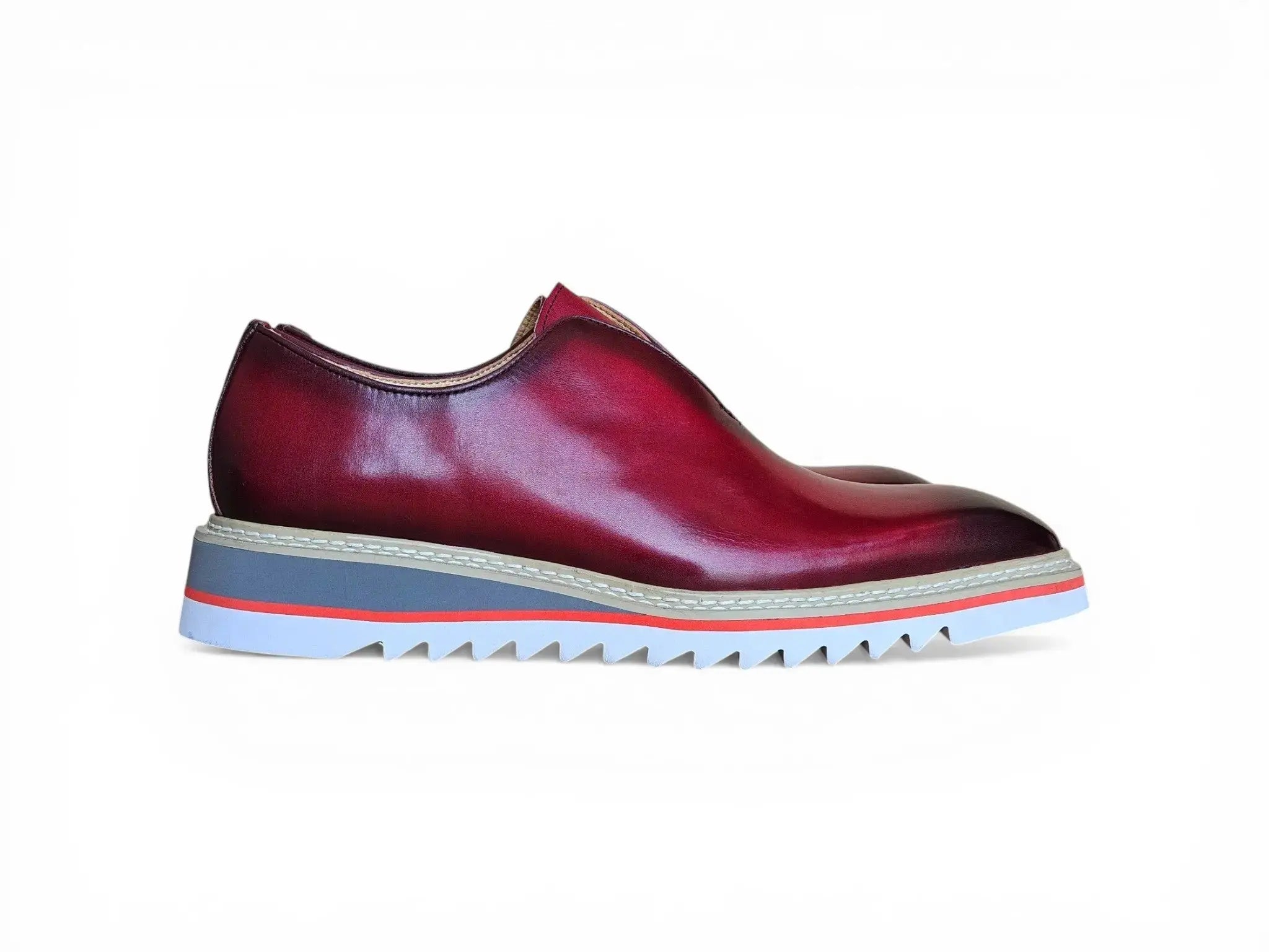 Carrucci Shoes Men's Laceless Loafer Calfskin Leather Lightweight Sole KS550 08