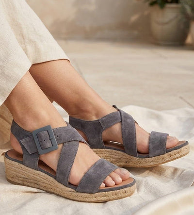 Eric Michael Lago Closed-Toe Wedge Sandal