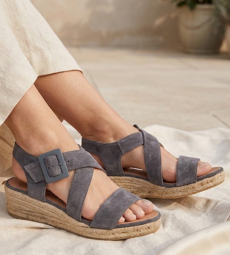 Eric Michael Lago Closed-Toe Wedge Sandal