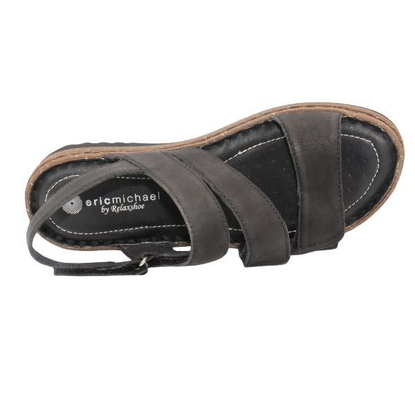 Eric Michael Laine Triple-Strap Adjustable Sandal