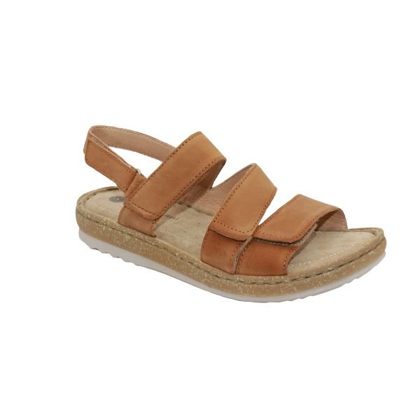 Eric Michael Laine Triple-Strap Adjustable Sandal