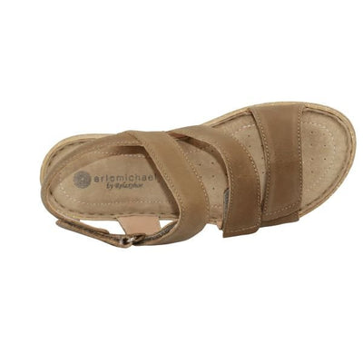 Eric Michael Laine Triple-Strap Adjustable Sandal