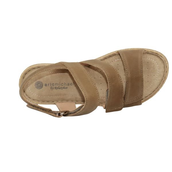 Eric Michael Laine Triple-Strap Adjustable Sandal