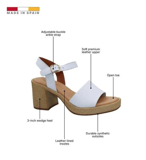 Eric Michael Sasha Women’s Platform Heel Sandal