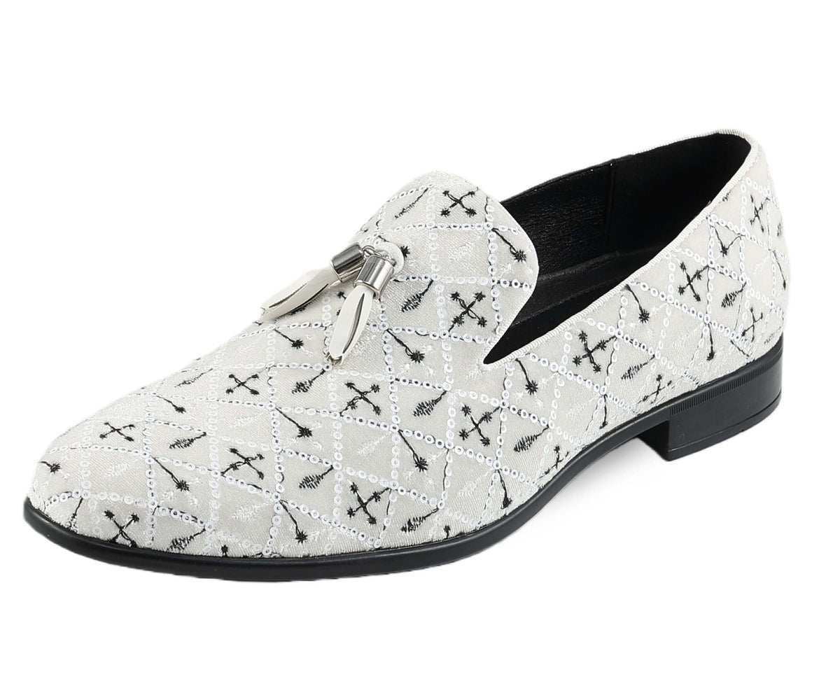 Amali Lior White Loafers — product view 1