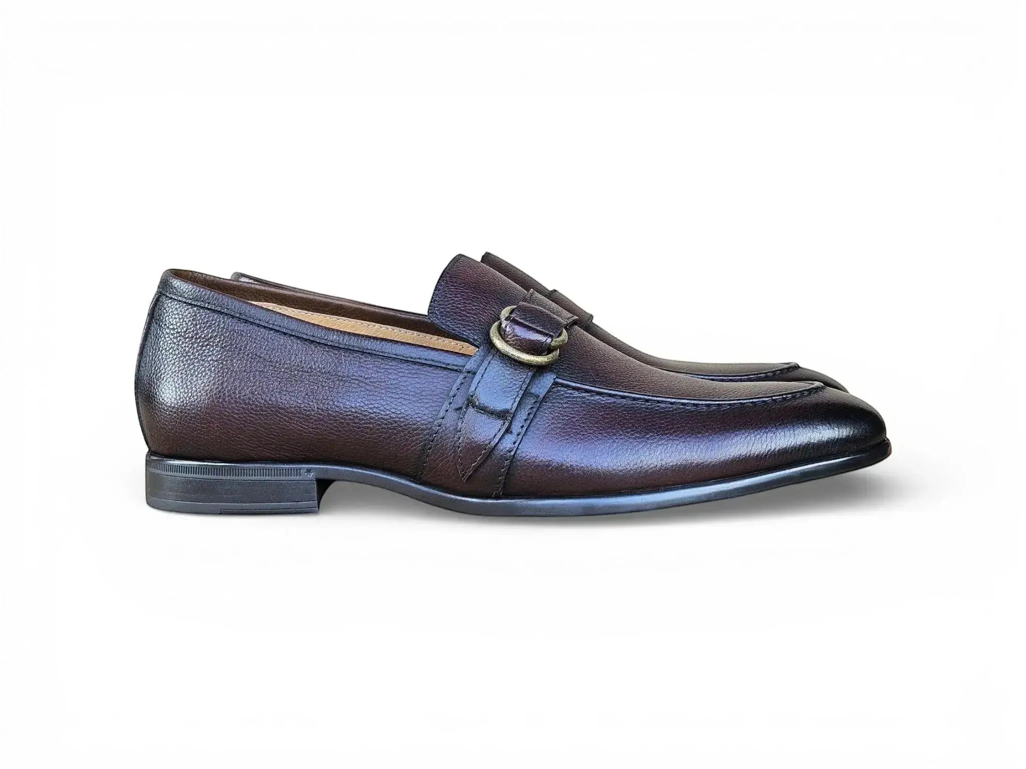 Loafer Shoes in Double D-Ring Carrucci Shoes Men's