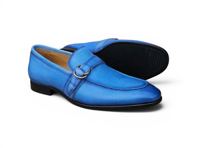 Loafer Shoes in Double D-Ring Carrucci Shoes Men's