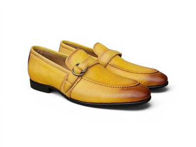 Loafer Shoes in Double D-Ring Carrucci Shoes Men's