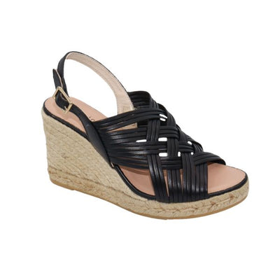 Eric Michael Lola Braided Wedge Sandal