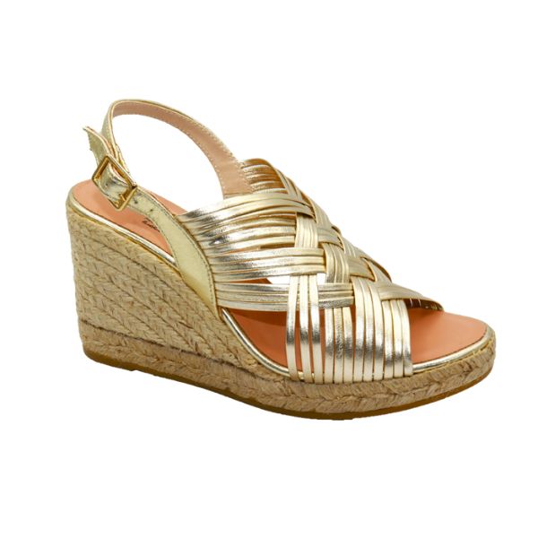 Eric Michael Lola Braided Wedge Sandal