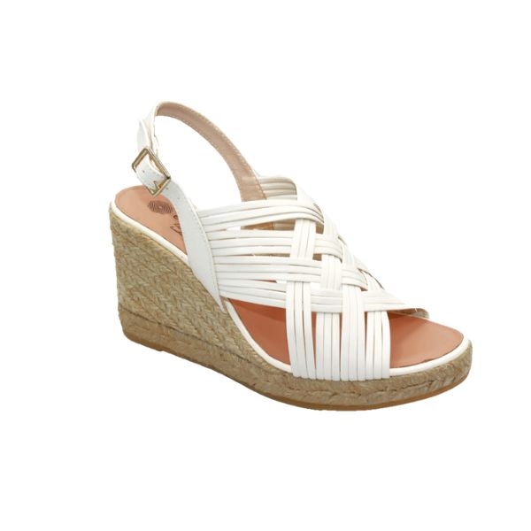 Eric Michael Lola Braided Wedge Sandal