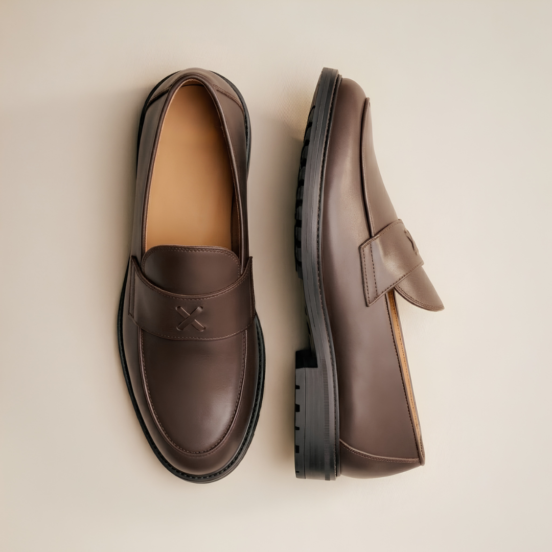 Del Toro Shoes Men's Brown Leather Lug Centesimo
