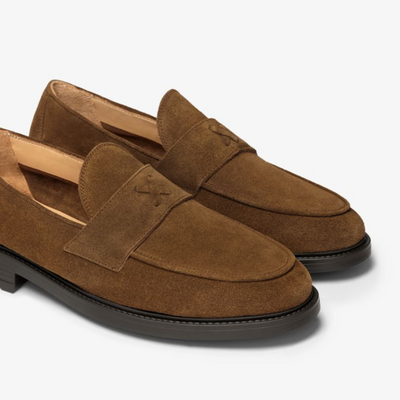 Del Toro Shoes Men's Brown Suede Lug Centesimo
