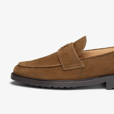 Del Toro Shoes Men's Brown Suede Lug Centesimo