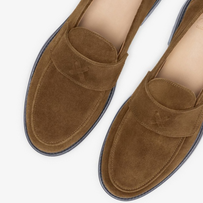 Del Toro Shoes Men's Brown Suede Lug Centesimo