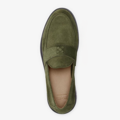 Del Toro Shoes Men's Olive Suede Lug Centesimo