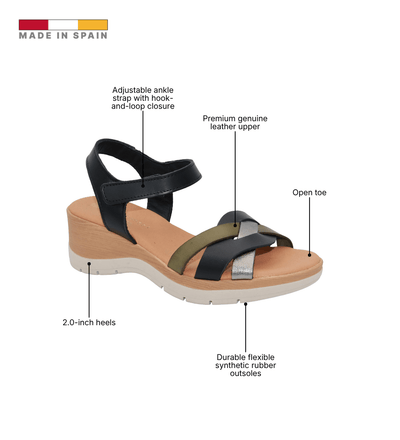 Eric Michael Lyla Women’s Comfortable Wedge Sandal