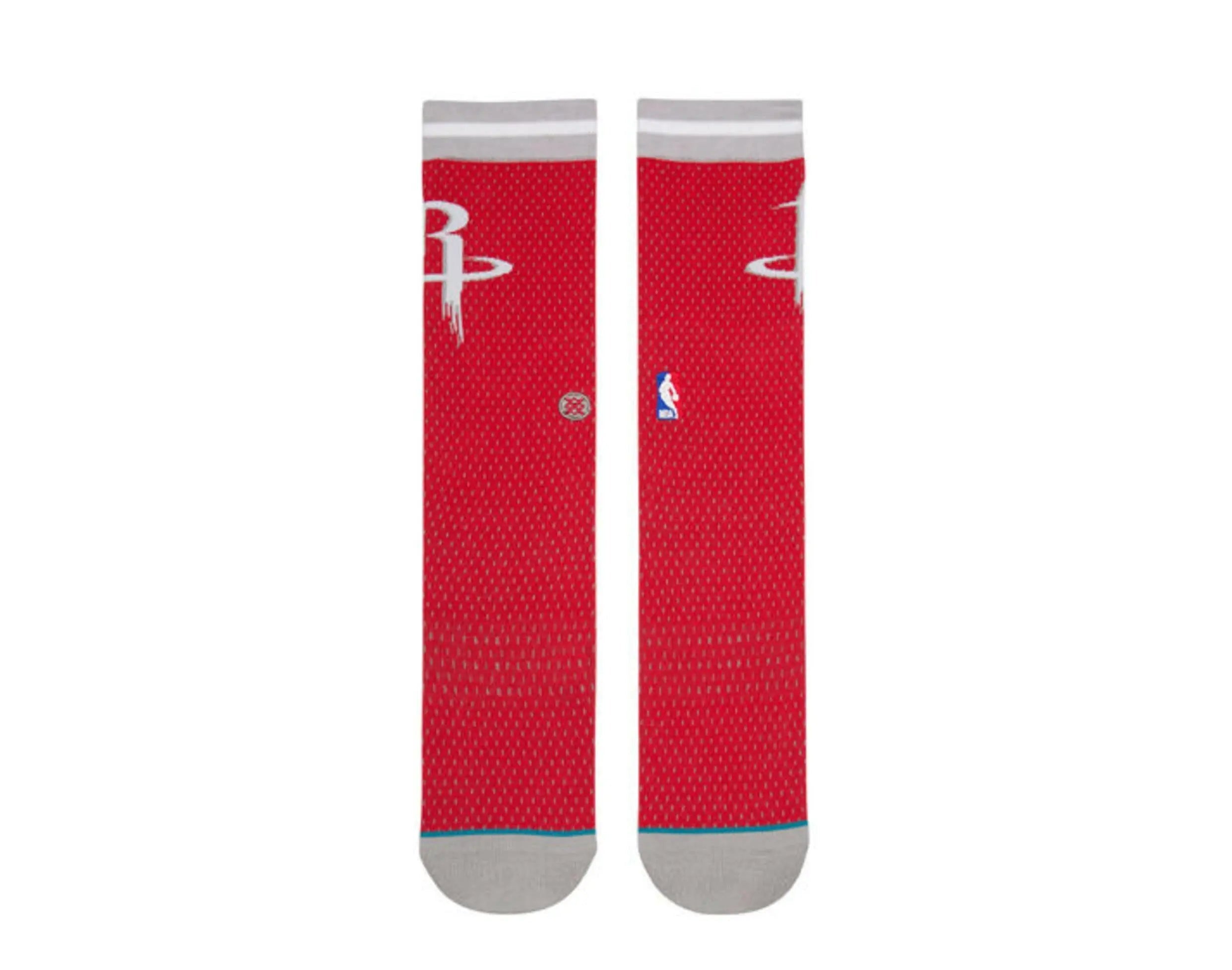 Stance Houston Rockets Jersey Crew Socks Red
