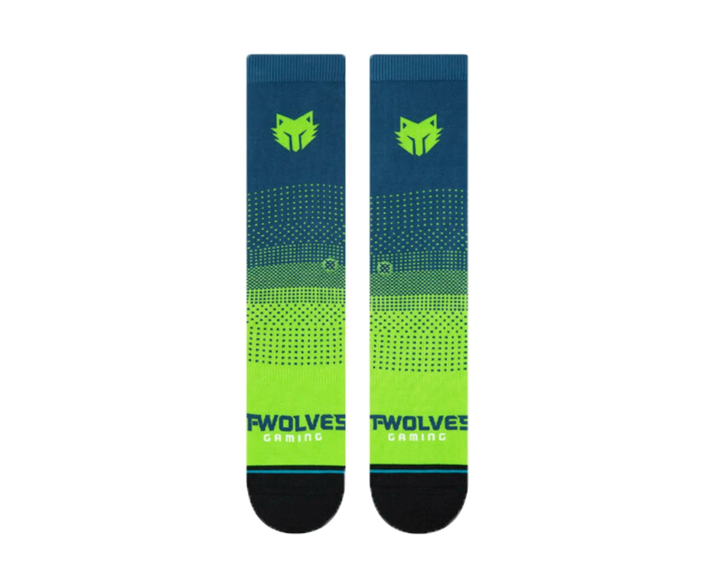 Stance Casual NBA Minnesota Timberwolves Gaming 2K Crew Socks Navy/Green