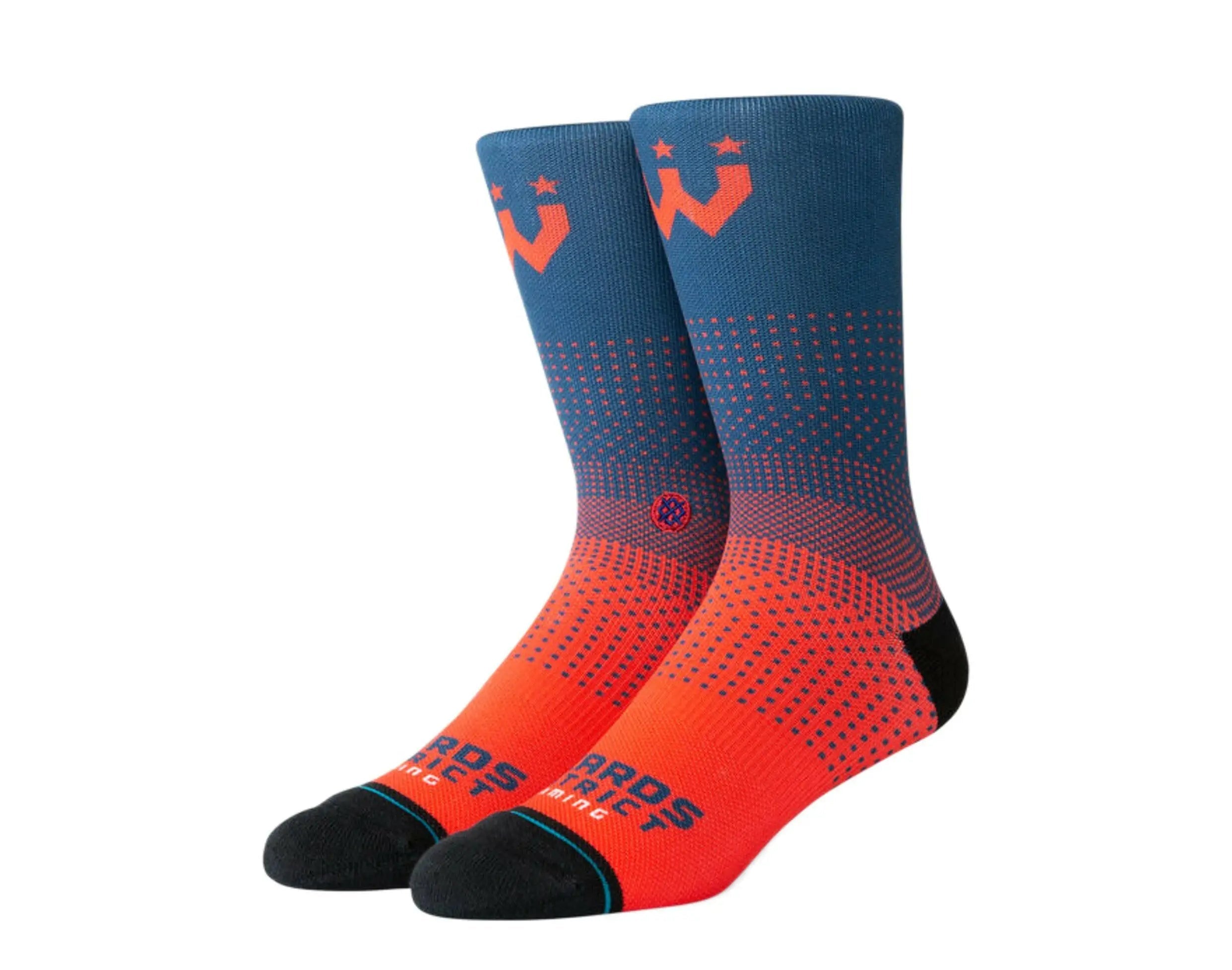 Stance Casual NBA Washington Wizards Gaming 2K Crew Socks Navy/Red