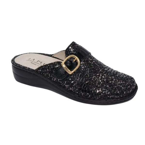 Marge Adjustable Leather Mule