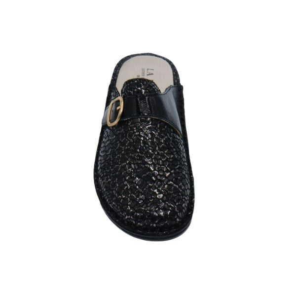 Marge Adjustable Leather Mule